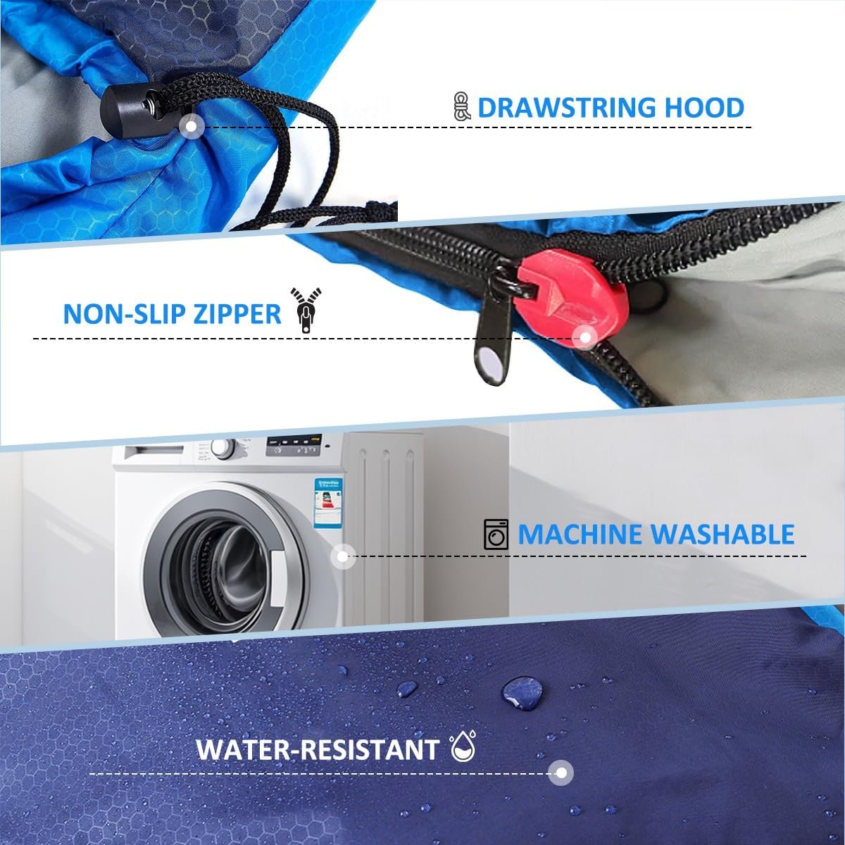 oaskys Camping Sleeping Bag - 3 Season Warm & Cool... - Image 5