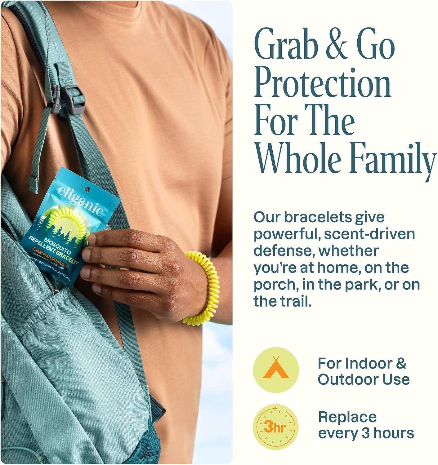 Cliganic Mosquito Repellent Bracelets for Kids & A... - Image 10