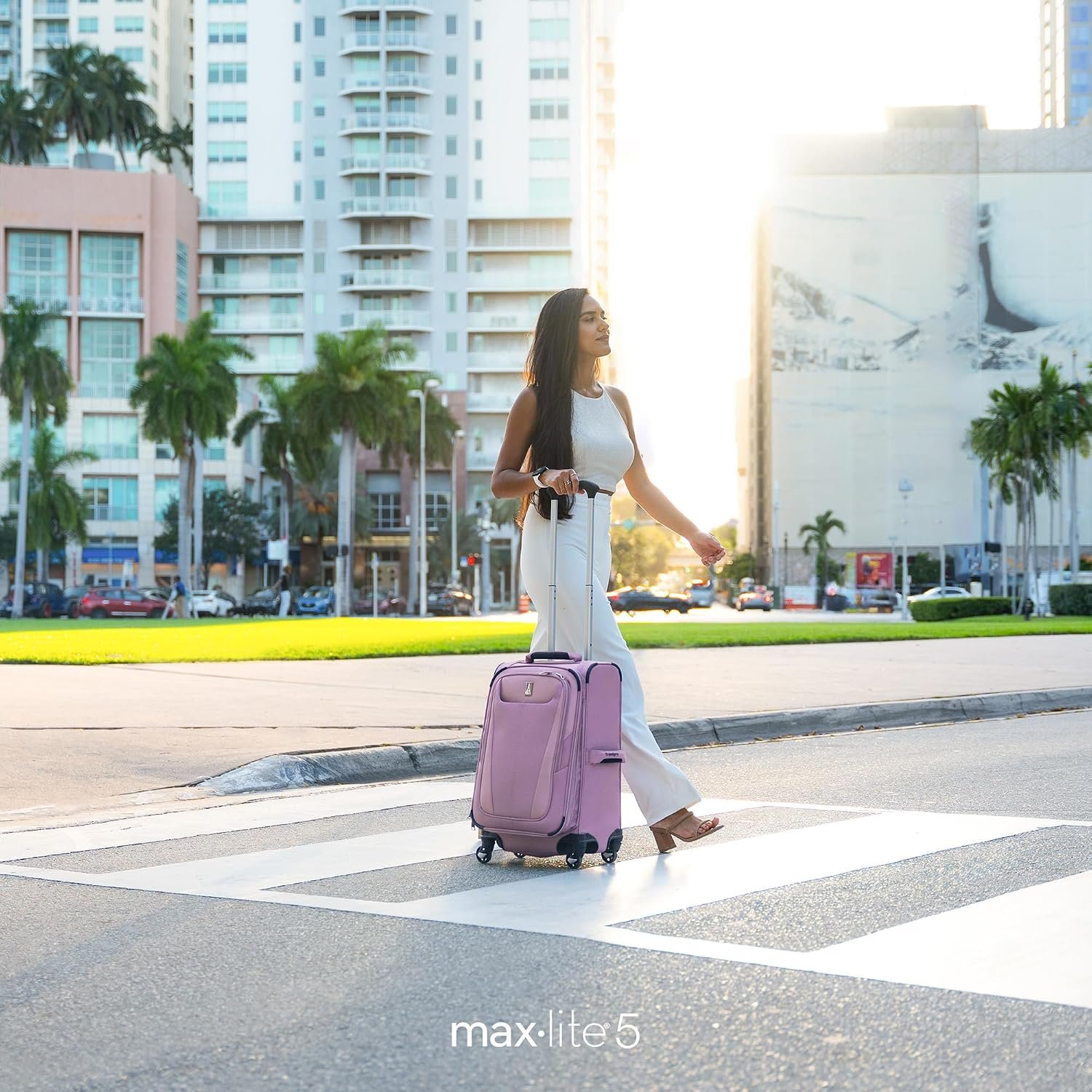 Travelpro Maxlite 5 Softside Carry-On Luggage Spin... - Image 8