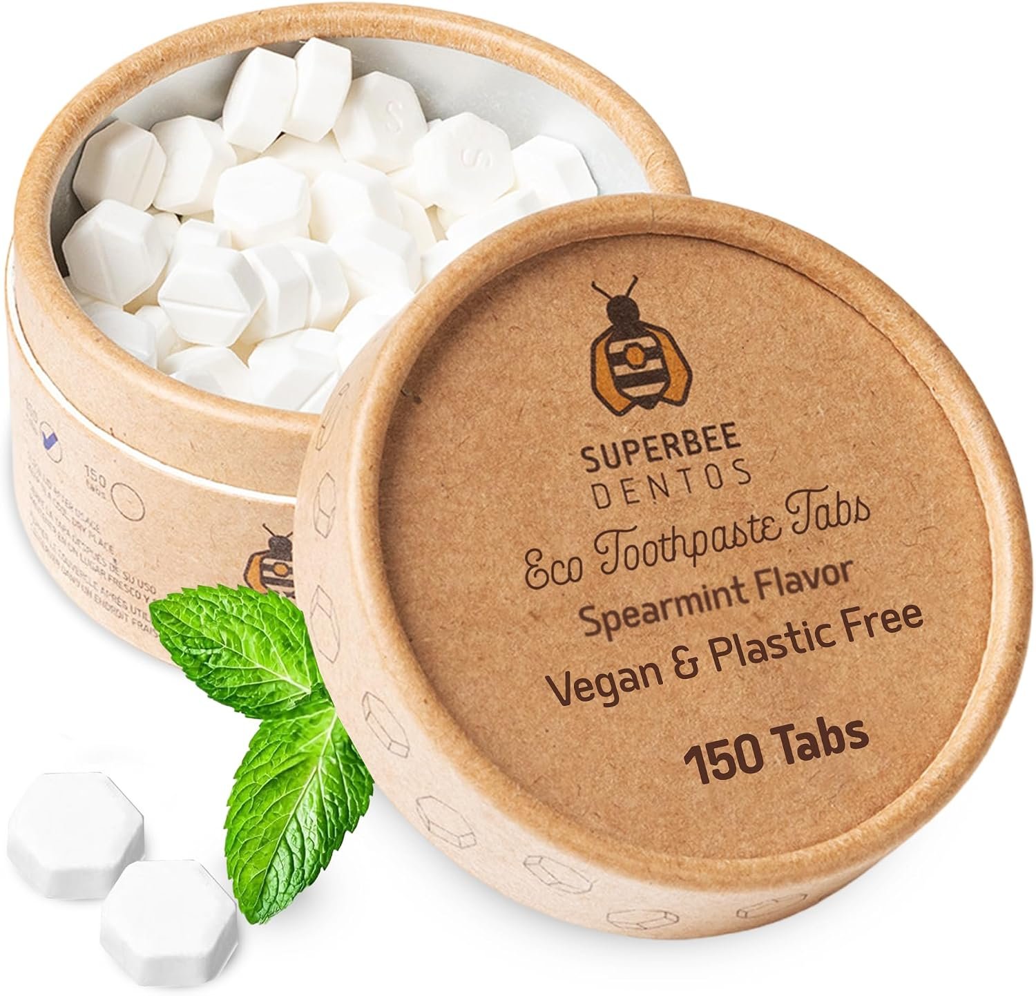 SuperBee Dentos Toothpaste Tablets 150 Tabs Fluori... - Image 2
