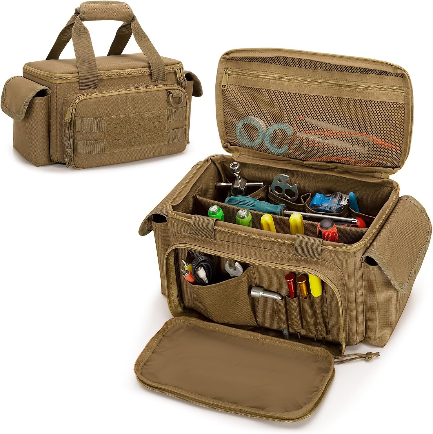 Rexmica Small Tool Bag Tool Storage Organizer Tact... - Image 2