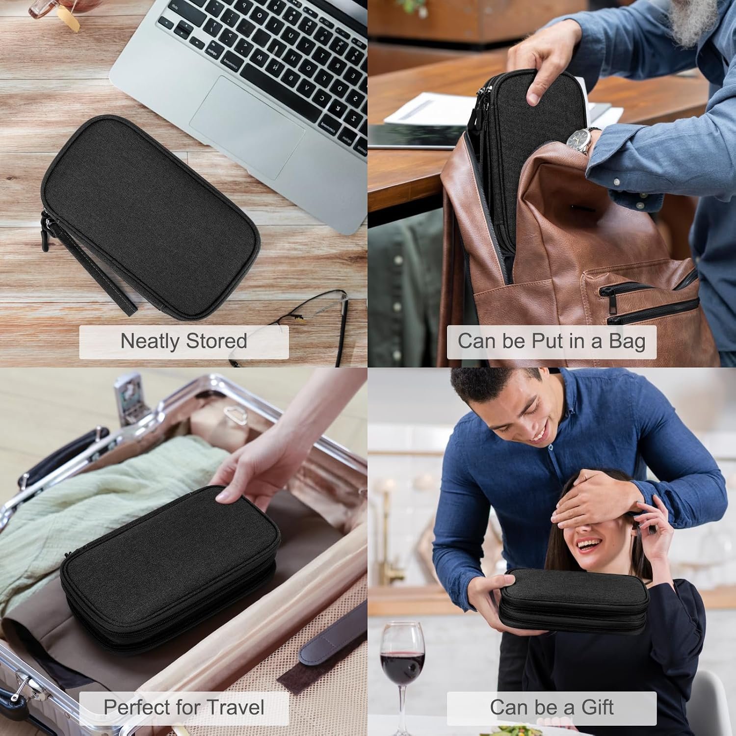 FYY Electronic Organizer, Travel Tech Pouch Bag, M... - Image 8