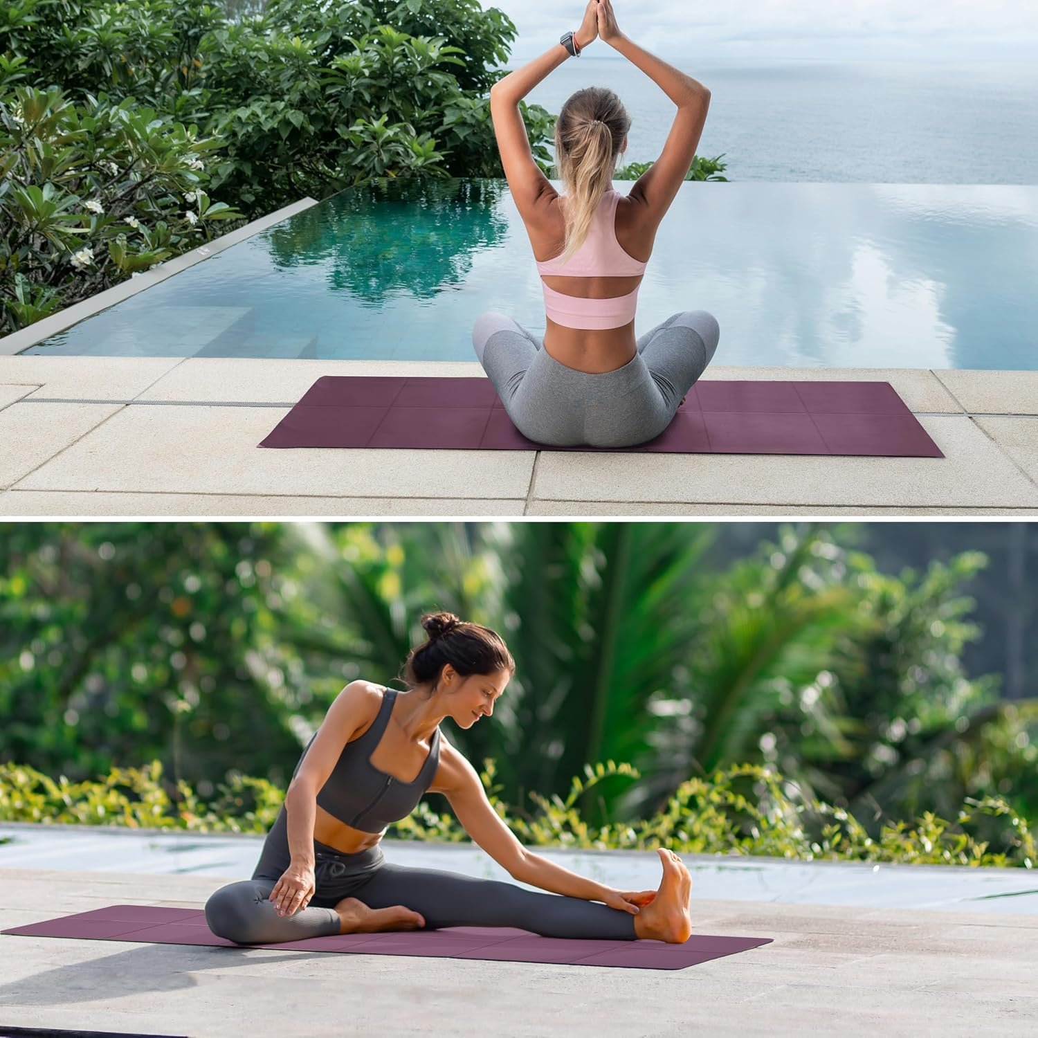 PROIRON Foldable Yoga Mat 0.24"/0.16" for Home Wor... - Image 8